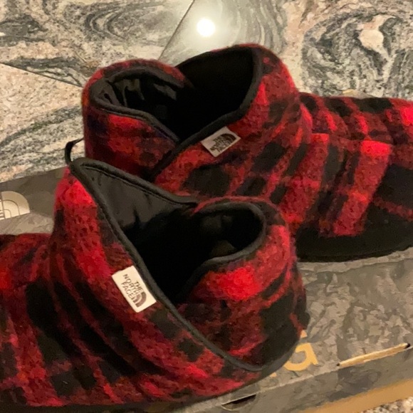 The North Face Thermoball Bootie Traction Wool TNF Booties Men Size 11 Slippers - Picture 14 of 16